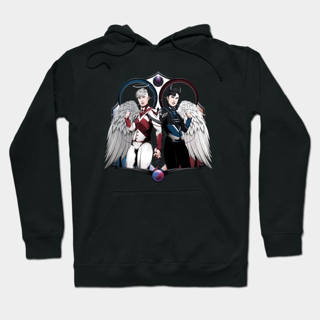 Holy and Fallen Hoodie by redappletees